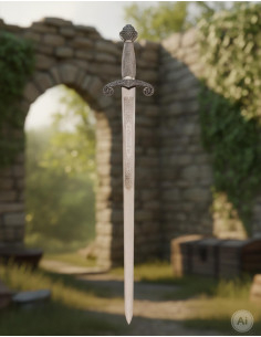 Espada Alfonso X, acabamento rústico 2