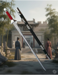 Espada Jian com bainha