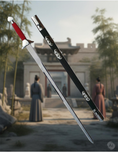 Espada Jian com bainha