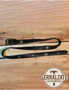 Cinto Explorador do Norte com Fivela Decorada, preto 2