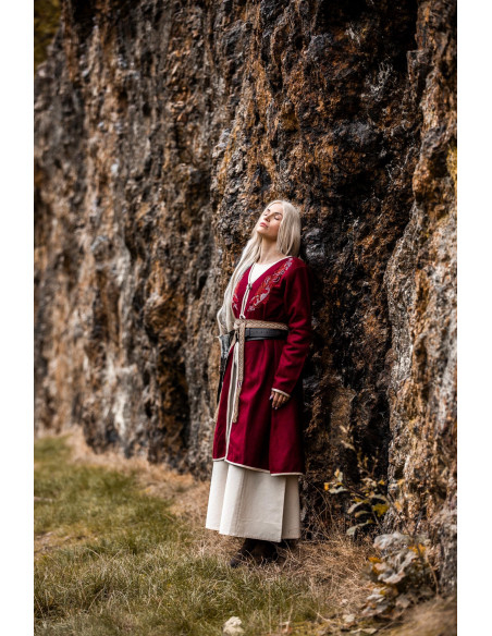 Casaco vikinga feminino Birka Skadi,...