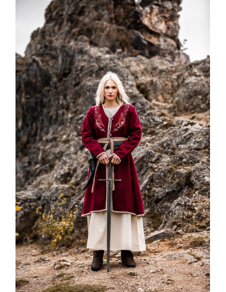 Casaco vikinga feminino Birka Skadi,...