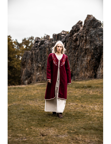 Casaco vikinga feminino Birka Skadi,...