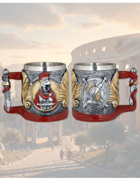 Caneca Medieval em resina modelo...