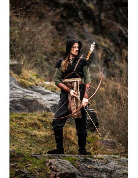 Túnica medieval de arqueiro modelo...
