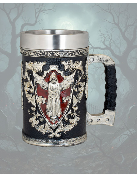 Caneca medieval em resina modelo...