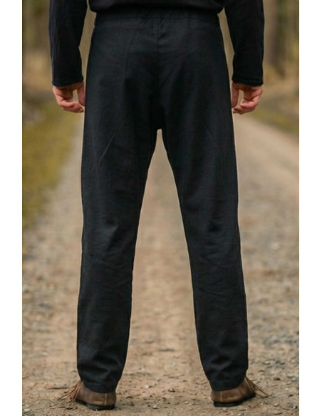 Calça medieval modelo Peter, cor preta