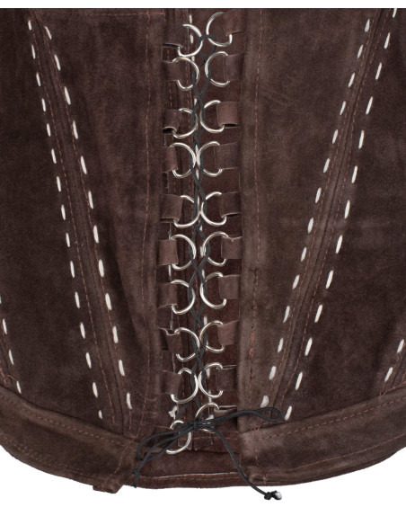 Corselete medieval de camurça modelo...