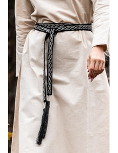 Cinto unissex modelo Veigga preto com bordados 2