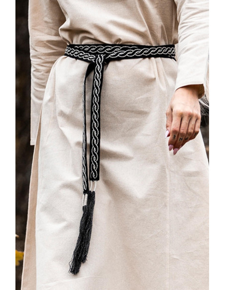 Cinto unissex modelo Veigga preto com...