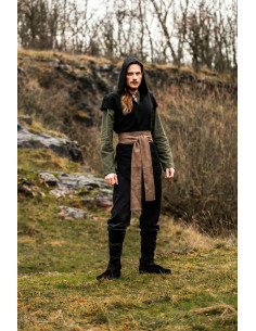 Cinto unissex modelo Torben, linho marrom 2