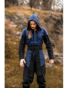 Cinturón unisex modelo Torben, lino negro 2