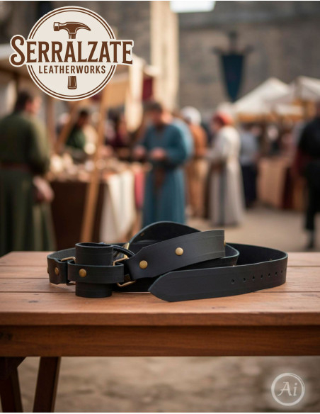 Cinto medieval com suporte para...