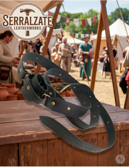 Cinto medieval com suporte para...