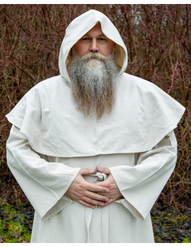 Traje de monge em algodão modelo Adson, cor natural