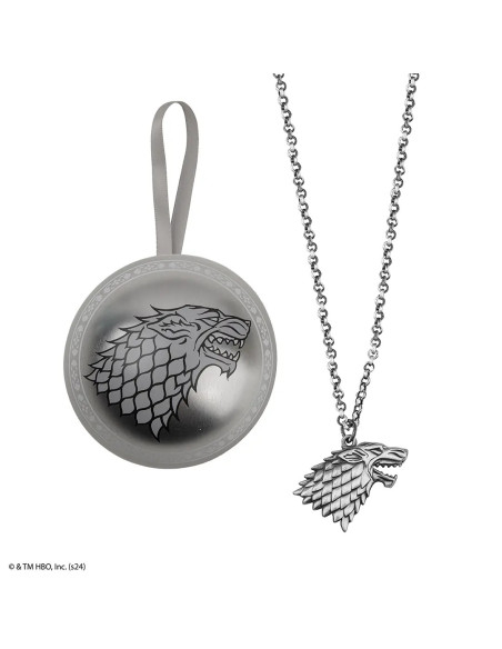 Colar Jogo dos Tronos Lobo Gigante...