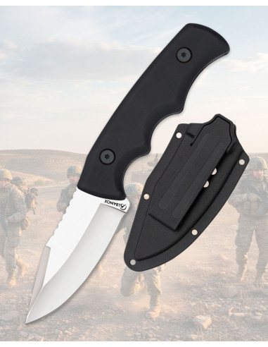 Faca Albainox Tática Preta SFL com Capa ABS