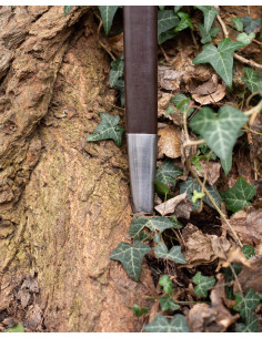 Capa para espada em couro marrom, modelo Jorren 2