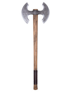 Machado duplo vikingue para LARP modelo Drengir