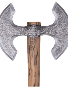 Machado duplo vikingue para LARP modelo Drengir 2