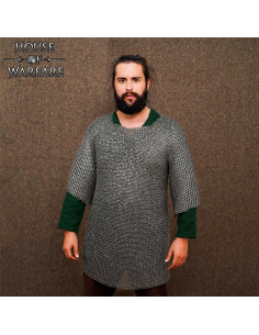 Cota de malha de aço macio modelo Haubergeon (8 mm.)