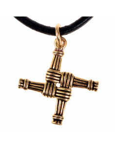 Amuleto Cruz Santa Brígida Símbolo Celta Irlandês 2