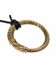 Amuleto Vicking Jormungandr Cobra do Destino 2