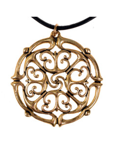 Pingente romano féra pelta calado legionario