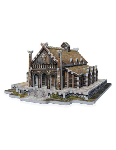 Quebra-cabeça 3D Castelo Dourado de Edoras oficial de O Senhor dos Anéis