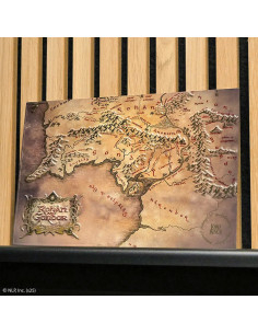 Placa de alumínio Mapa de Rohan e Gondor, O Senhor dos Anéis 2