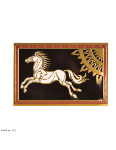 Placa de alumínio Bandeira de Rohan, O Senhor dos Anéis