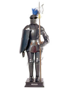 Armadura medieval, século XV (54 cms.)