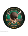 Placa redonda de alumínio Zoro One Piece, 30 cm