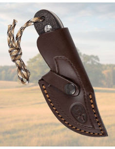 Faca Muela Mouse, lâmina em aço Sandvik e cabos em micarta 2