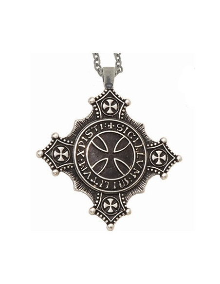 pingente de cruz templária