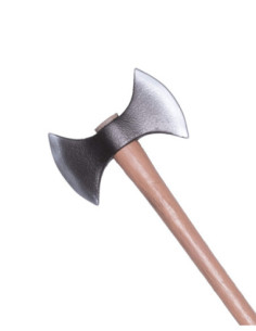 Machado de combate duplo para LARP, modelo Grauhieb 2