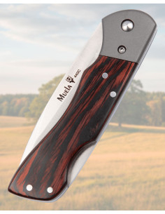 Navaja Muela aço 440C madeira coral 2