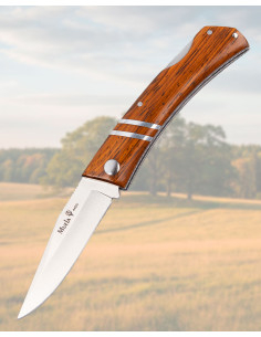 Canivete Dobrável Cocobolo 440C Lockback Precisa