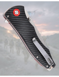 Faca Muela Panzer lâmina D2 alta dureza, cabo micarta 2