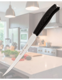 Faca de filetar profissional para peixe e carne