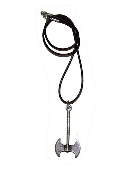 pingente machado duplo