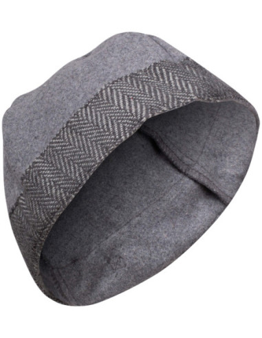 Gorro medieval em lã modelo Gilli, cor cinza