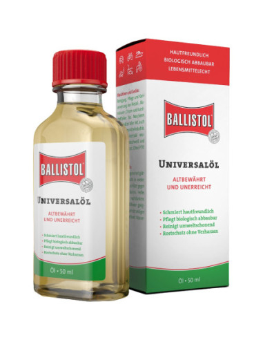 Ballistol óleo multifuncional proteção integral 50ml