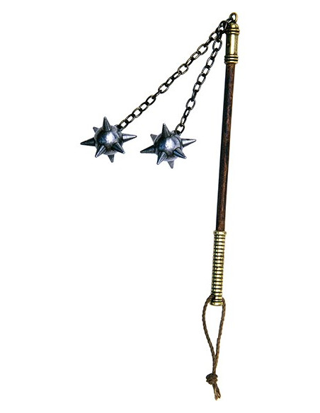 Mini maça 2 cabeças, cabo longo