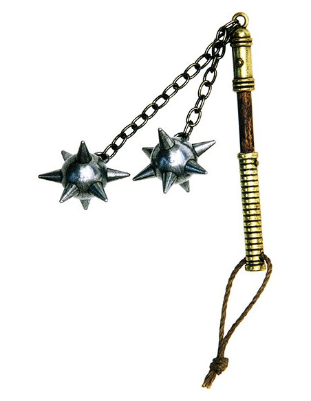 Mini maça 2 cabeças, cabo médio