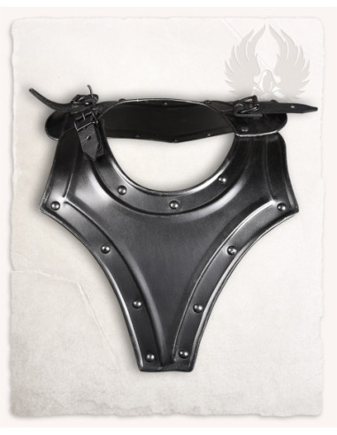 Gorjal medieval modelo Georg, acabamento escurecido