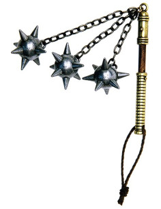 Mini maça 3 cabeças, cabo médio