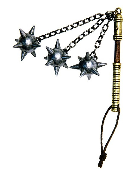 Mini maça 3 cabeças, cabo médio