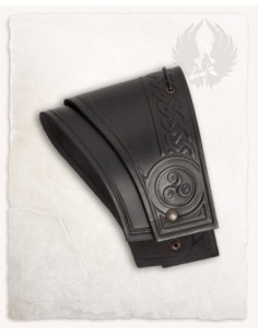 Ombreiras medievais modelo Artemis Deluxe, cor negra