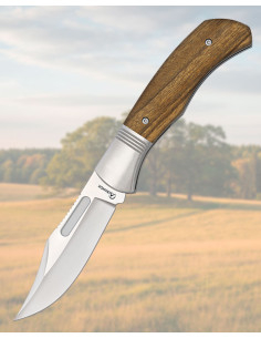 Faca Albainox cabo zebra, lâmina 9 cm. aço inox